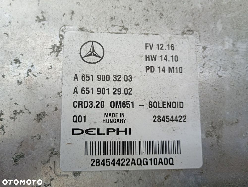 sterownik silnika komputer mercedes sprinter w906 lift 2015r 2.2 cdi a6519003203 - 4
