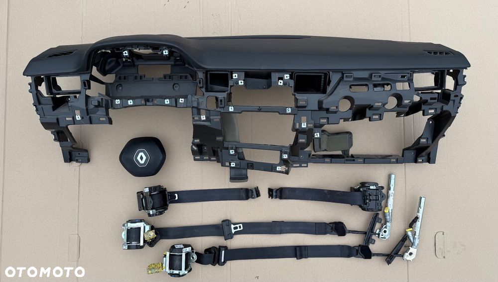 RENAULT ARKANA RS 21-24 KOMPLET DESKA ROZDZIELCZA PASY AIRBAG ORYGINAŁ - 1