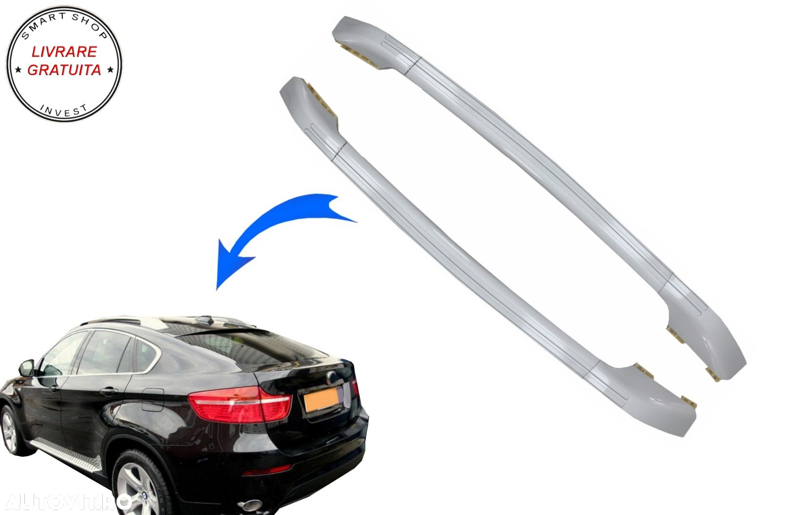 Bare Portbagaj Longitudinale BMW X6 E71 E72 (2008-2015)- livrare gratuita - 11