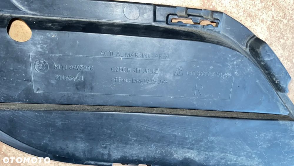 KRATKA ZDERZAKA PRAWA PRZÓD BMW X1 F48 LCI LIFT 8497246 - 3