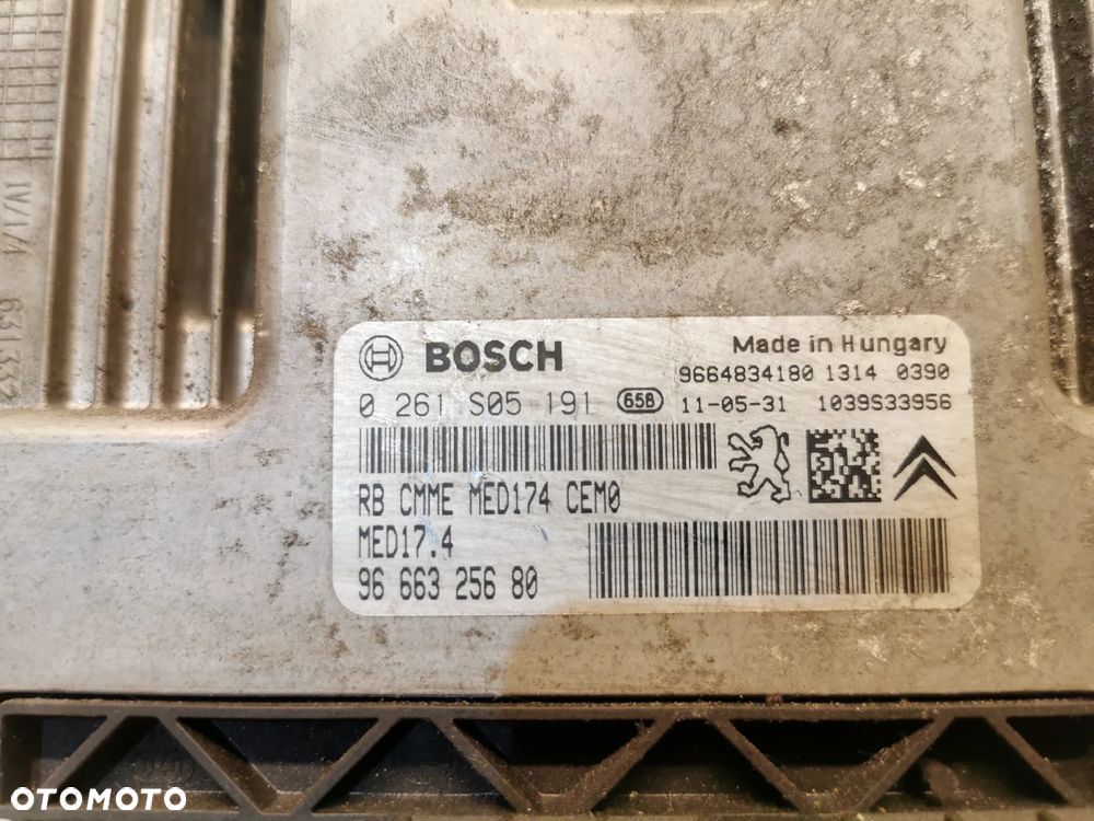 CITROEN DS3 1.6 THP KOMPUTER STEROWNIK SILNIKA 9666325680 - 2