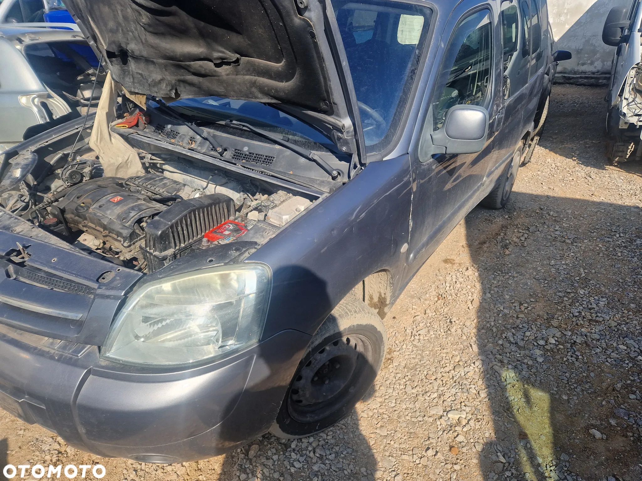 citroen berlingo I lift partner silnik 1.6 16v NFU skrzynia sanki belka przód tył wahacz zacisk - 1