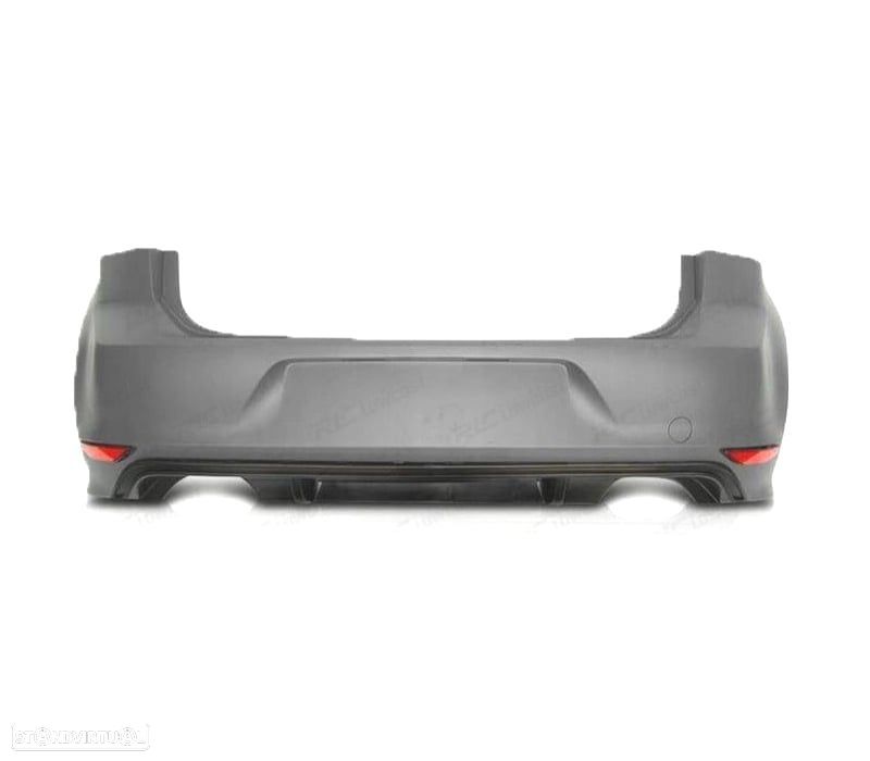 PARA-CHOQUES TRASEIRO VOLKSWAGEN VW GOLF 7 12-17 LOOK R20 - 2