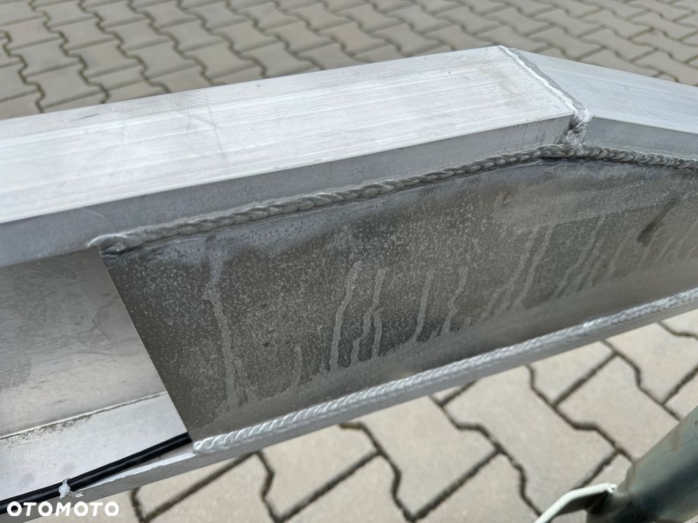 Gromex laweta aluminiowa | 850x210cm | DMC 3500kg | platforma na 2 auta | 3 osie AL-KO | OŚWIETLENIE LED - 11