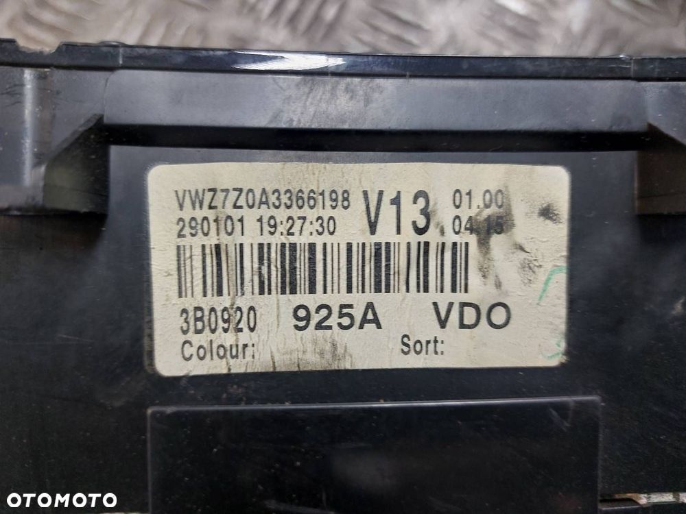 ZESTAW STARTOWY PASSAT B5 FL 1.9 TDI 038906019EH 4B0905851A 3B0920925A - 9