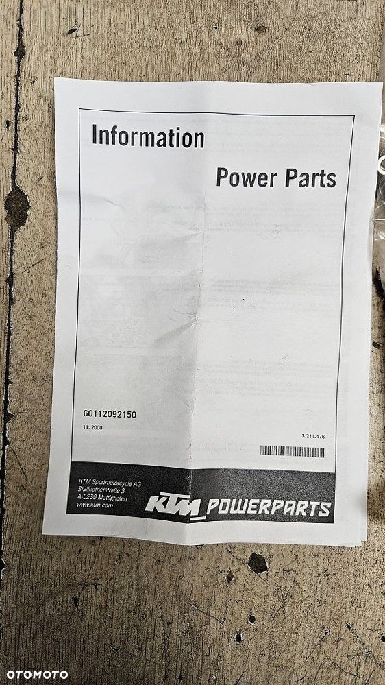 Uchwyt do wspornika GPS KTM PowerParts 950/990 Adventure 60112092150 - 2