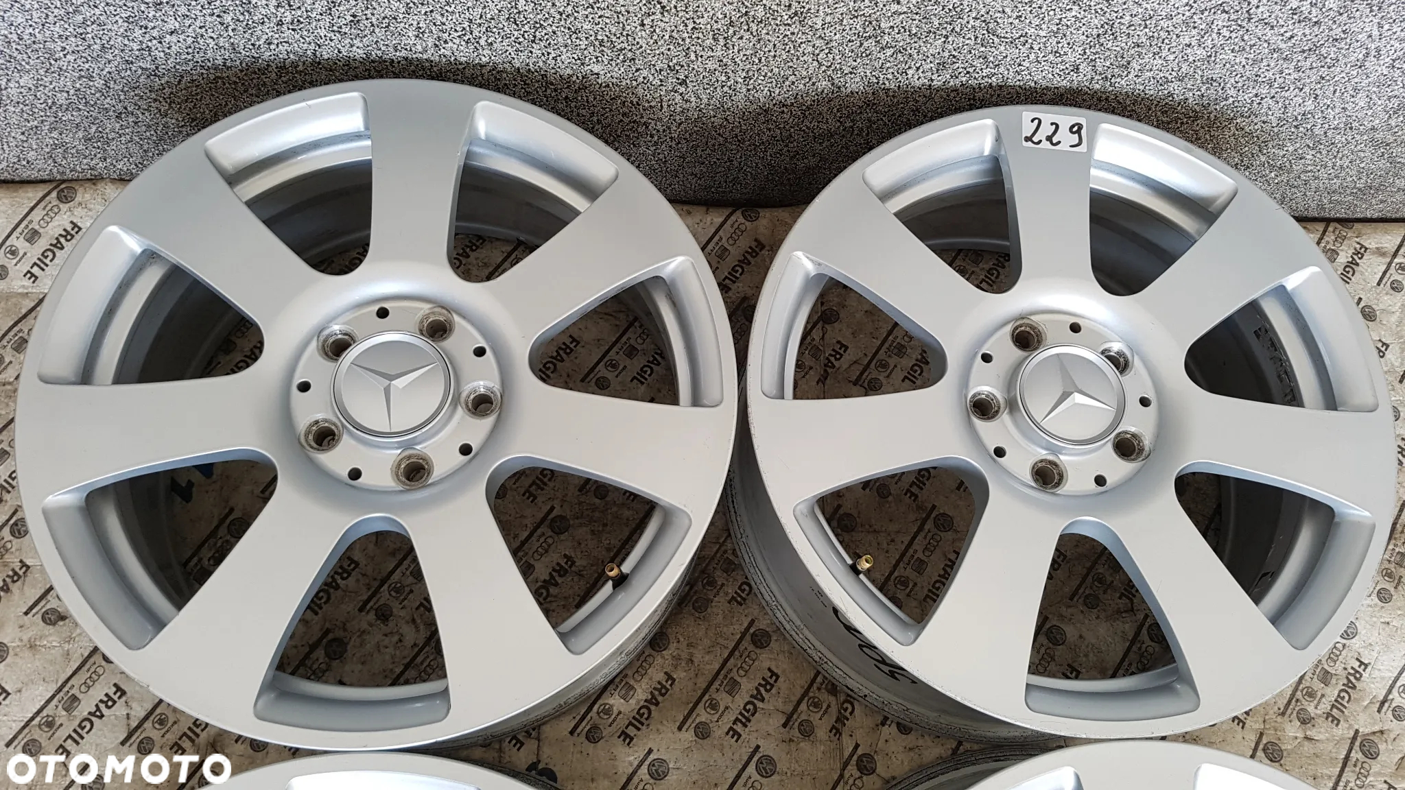 FELGI ALU ORYGINAŁ MERCEDES S Klasa 5X112 7,5JX17 ET47,5 - 3