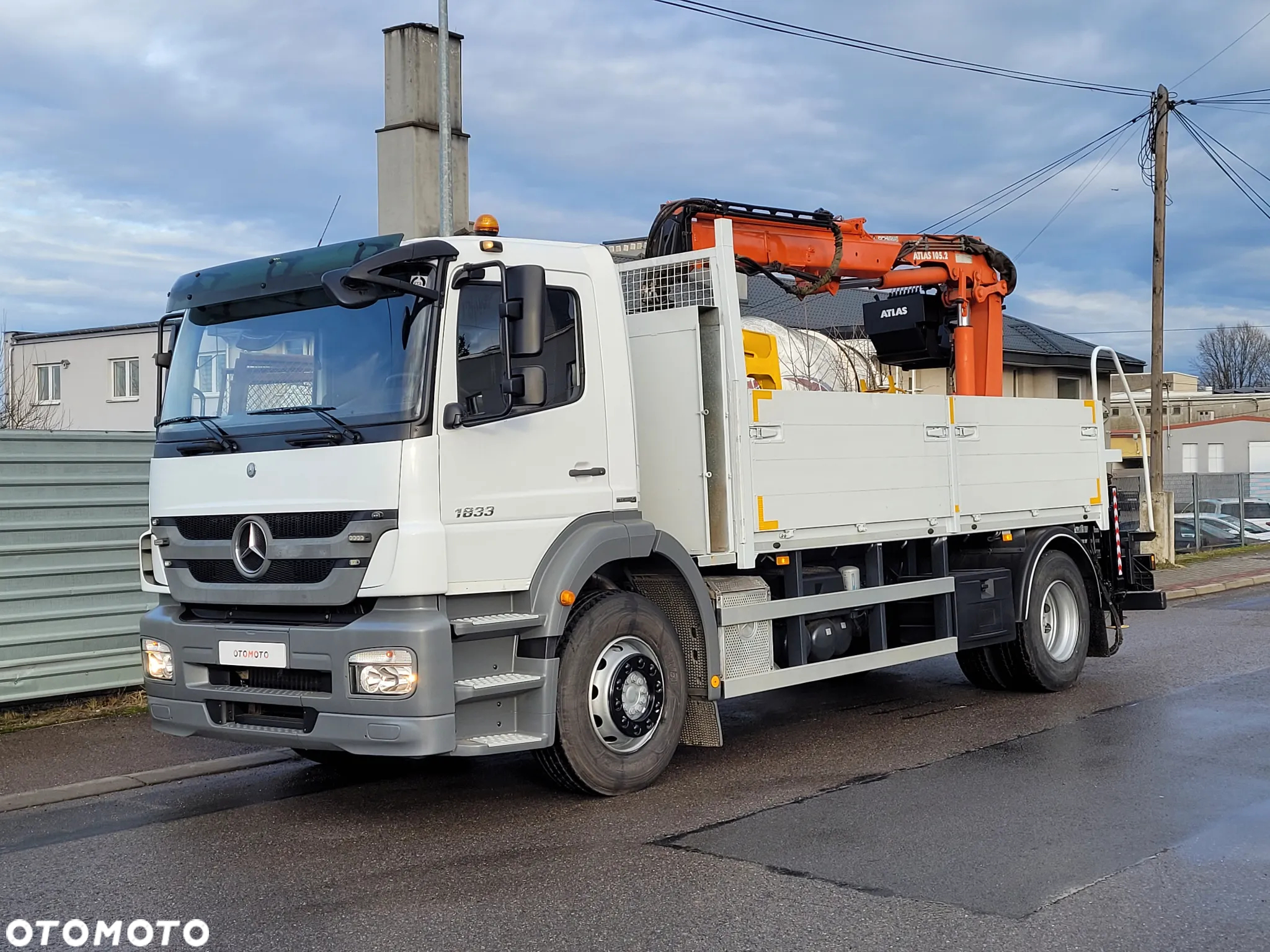 Mercedes-Benz AXOR 1833 330KM HDS ŻURAW DŹWIG SIODEŁKO KRÓTKI ROZSTAW OSI - 7