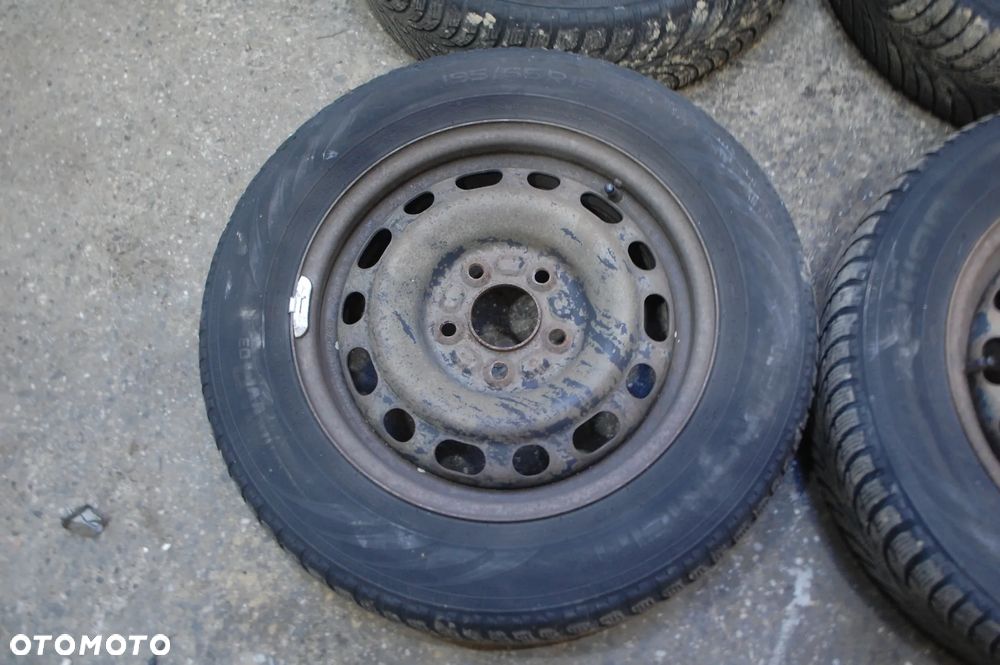FELGI STALOWE + OPONY ZIMOWE 195/65R15 5X110 ET50 6J OPEL VECTRA C SIGNUM - 2