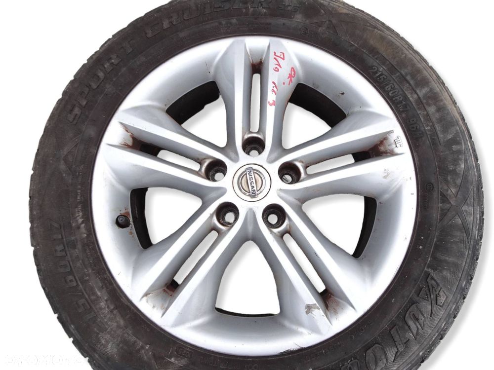 alufelgi z oponami kpl. nissan qashqai j10 17" 5x114.3 et 40 - 3