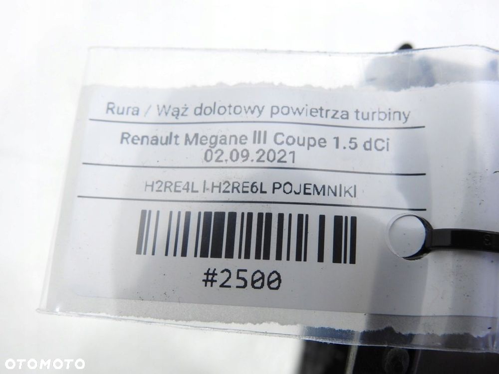 WĄŻ RURA TURBO TURBINY RENAULT MEGANE III 1.5 DCI - 10