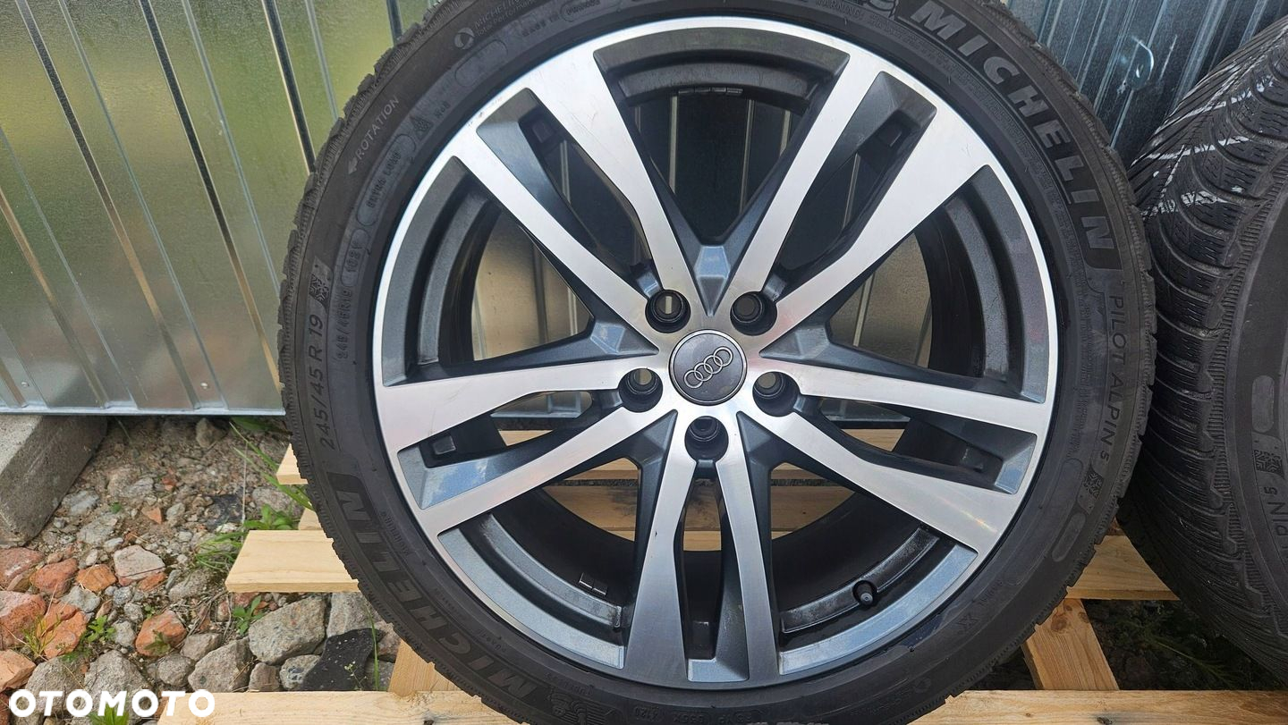 FELGI ALUMINIOWE AUDI 19 8.5j ET40 4K0601025H OPONY 245/45/19 2020 rok - 7