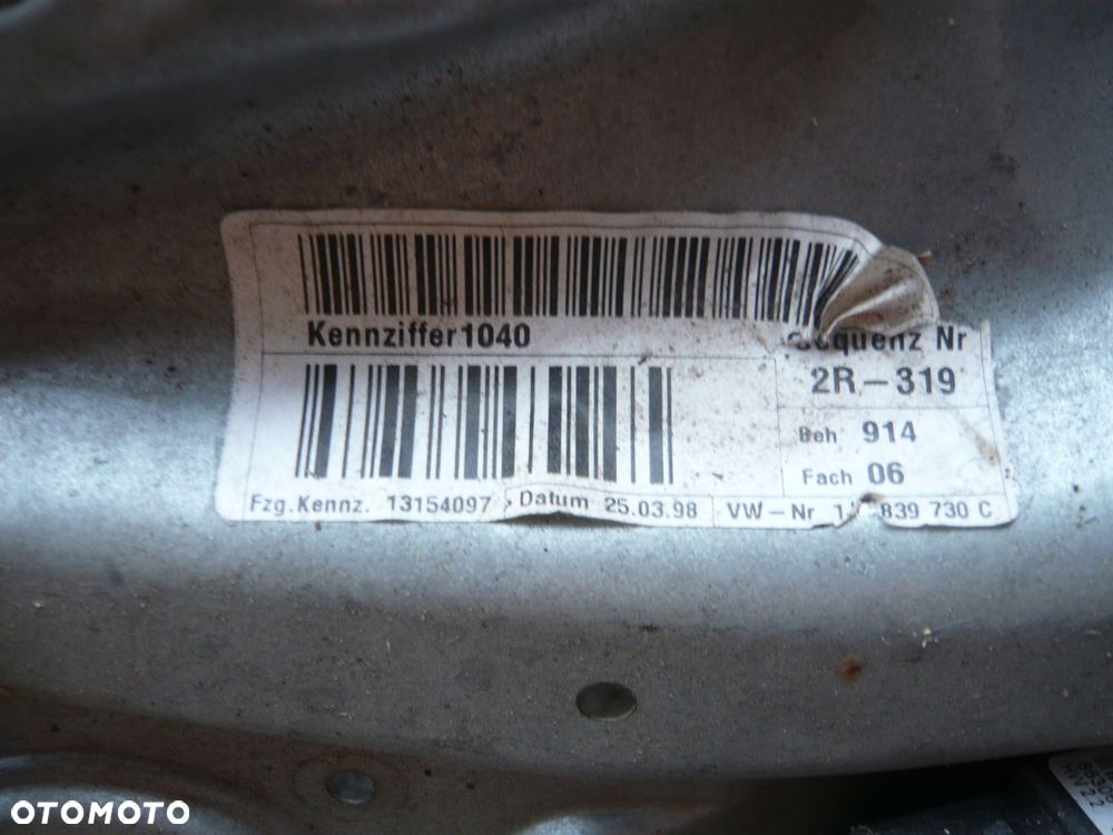 podnośnik szyby prawy tył 1j4839730 volkswagen golf iv - 3