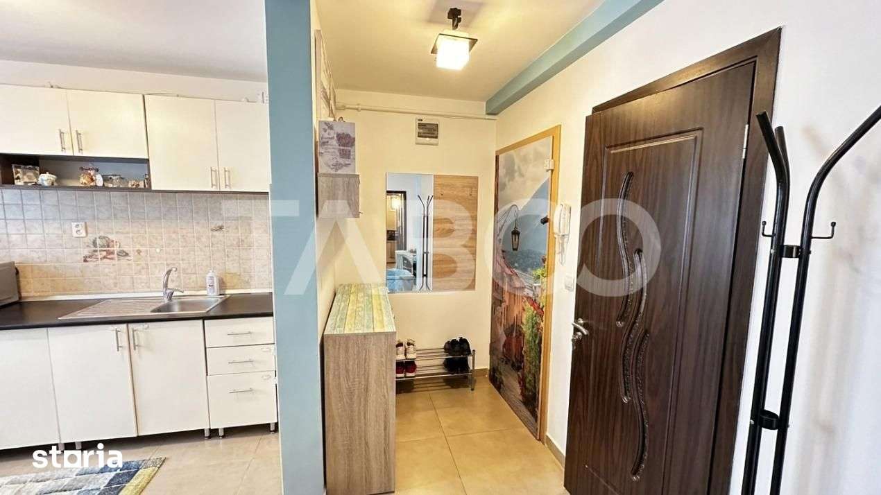 Apartament mobilat utilat 2 camere 2 locuri de parcare Calea Cisnadiei — fotografia 3