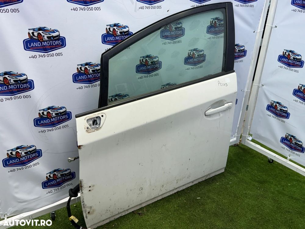 USA PORTIERA FATA STANGA TOYOTA PRIUS 2012 HYBRID 1.8 BENZINA COD OEM 6711247030 / 6700247070 / HATCHBACK 2009-2015 - 3