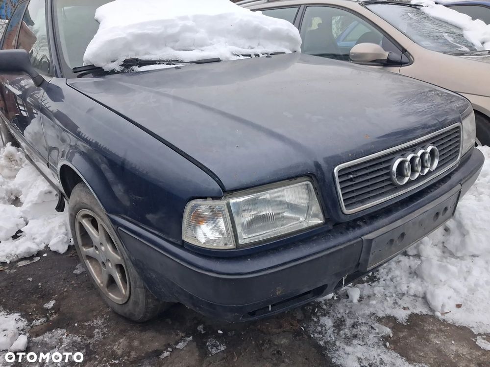 Przód kompletny Audi 80 B4 2.0 Benzyna zderzak maska lampa błotnik atrapa grill chłodnica pas przedni wzmocnienie czołowe KOMPLET OKAZJA - 4