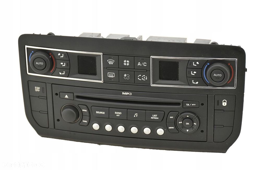radio cd mp3 citroen * c5 iii panel klimy 96829415 - 1