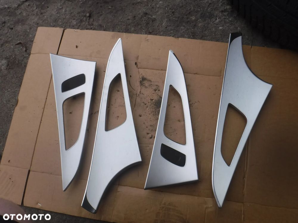 Audi A6 C7  sedan S line Sline   listwa listwy dekory  drzwi aluminium 4G0867409 komplet 4G0867419 4G0867410 4G0867420 - 1