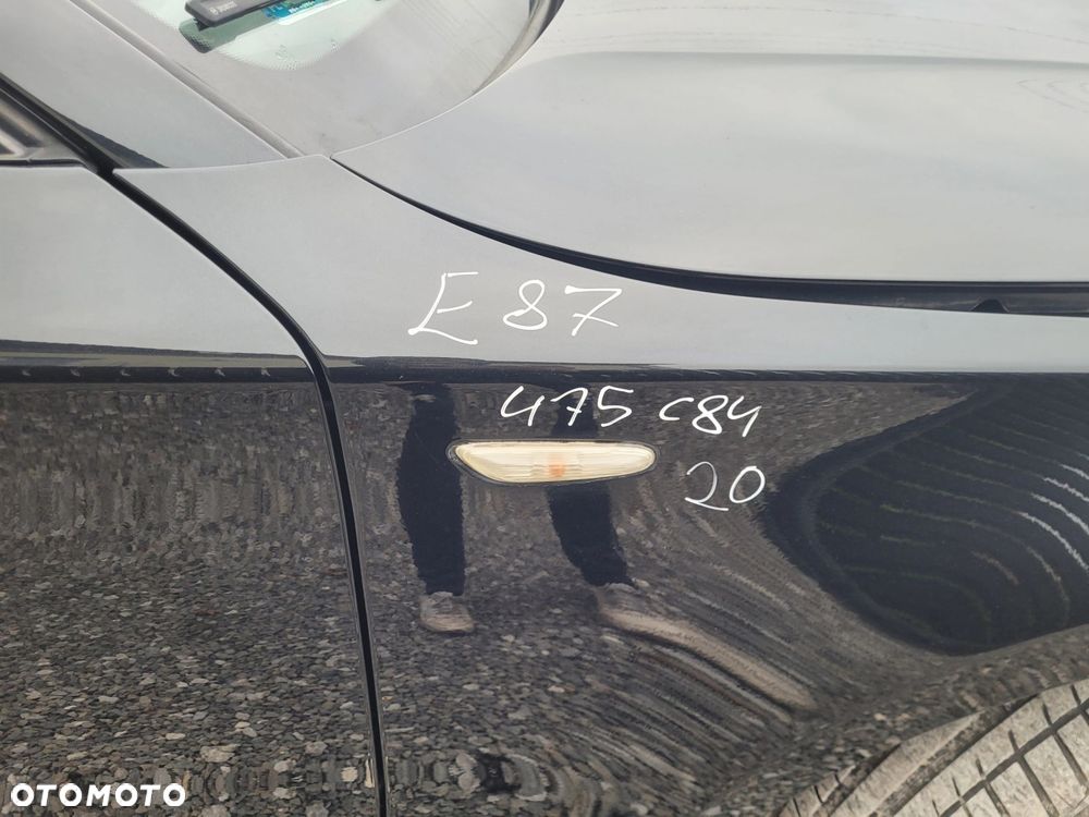 BŁOTNIK PRAWY PRZÓD PRZEDNI BMW E81 E87 E88 475 BLACKSAPPHIRE C84 - 2