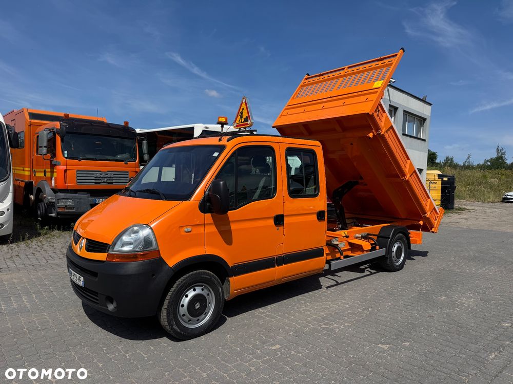 Renault Master Wywrotka 3 Stronna Klimatyzacja Brygadowka 7 Osób Doka 2010r. 2.5DCi Kiper I wł. Wywrot - 6