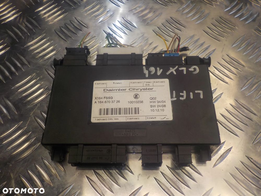 MERCEDES GL X164 LIFT MODUŁ FOTELA A1648703726