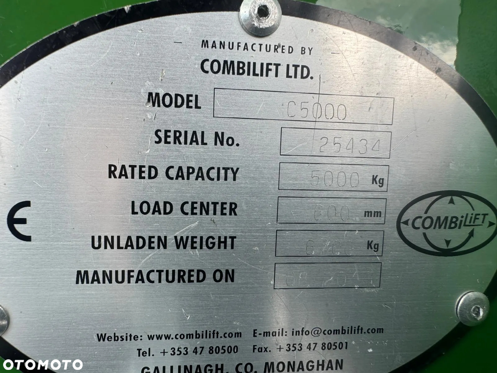 Combilift Combilift C5000// Stan idealny // wolny skok //Niski maszt - 20