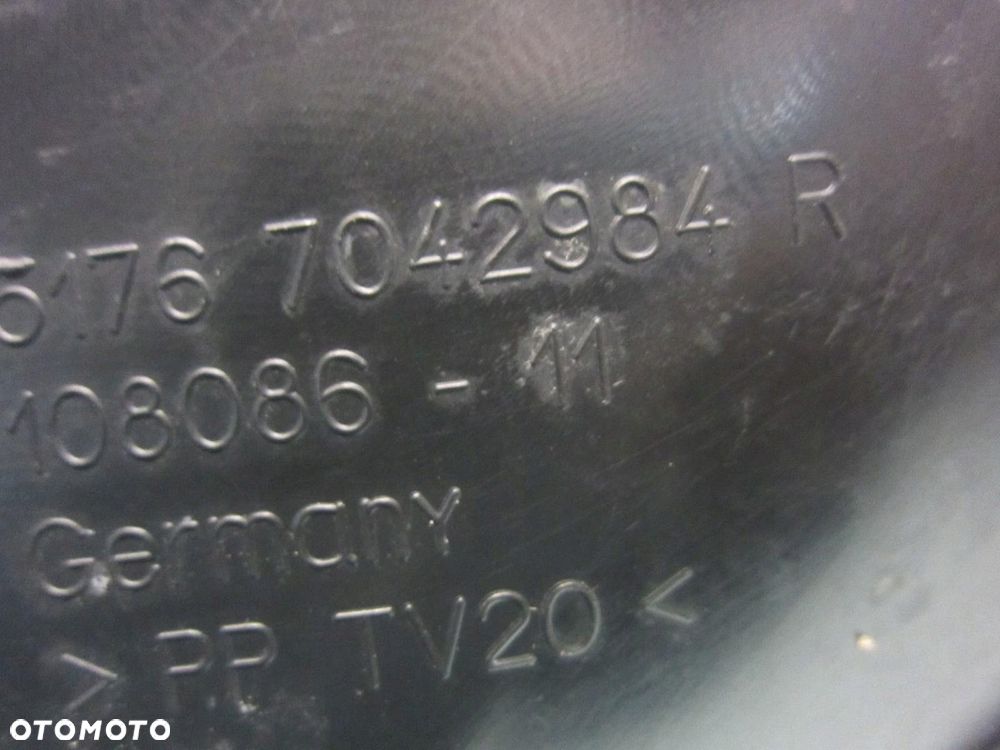 BMW 5 F07 GT MASKOWNICA BŁOTNIKA PRAWY PRZÓD OSŁONA PLASTIKOWA 51767042984 - 6