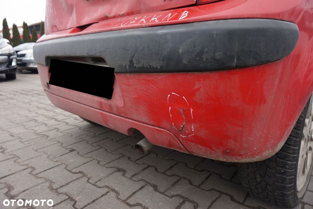 ZDERZAK TYLNY 1007  KKNB 7410V9 CZERWONY PEUGEOT 2005-2009 - 5