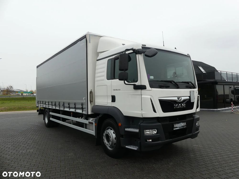 MAN TGM 18.250 / FIRANKA 7.30 + WINDA / ZSUWANY DACH / EURO 6 / - 13