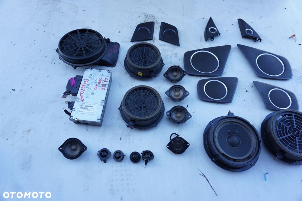 GŁOŚNIKI WZMACNIACZ AUDIO BANG & OLUFSEN 8T0035223T AUDI A4 B8 - 3