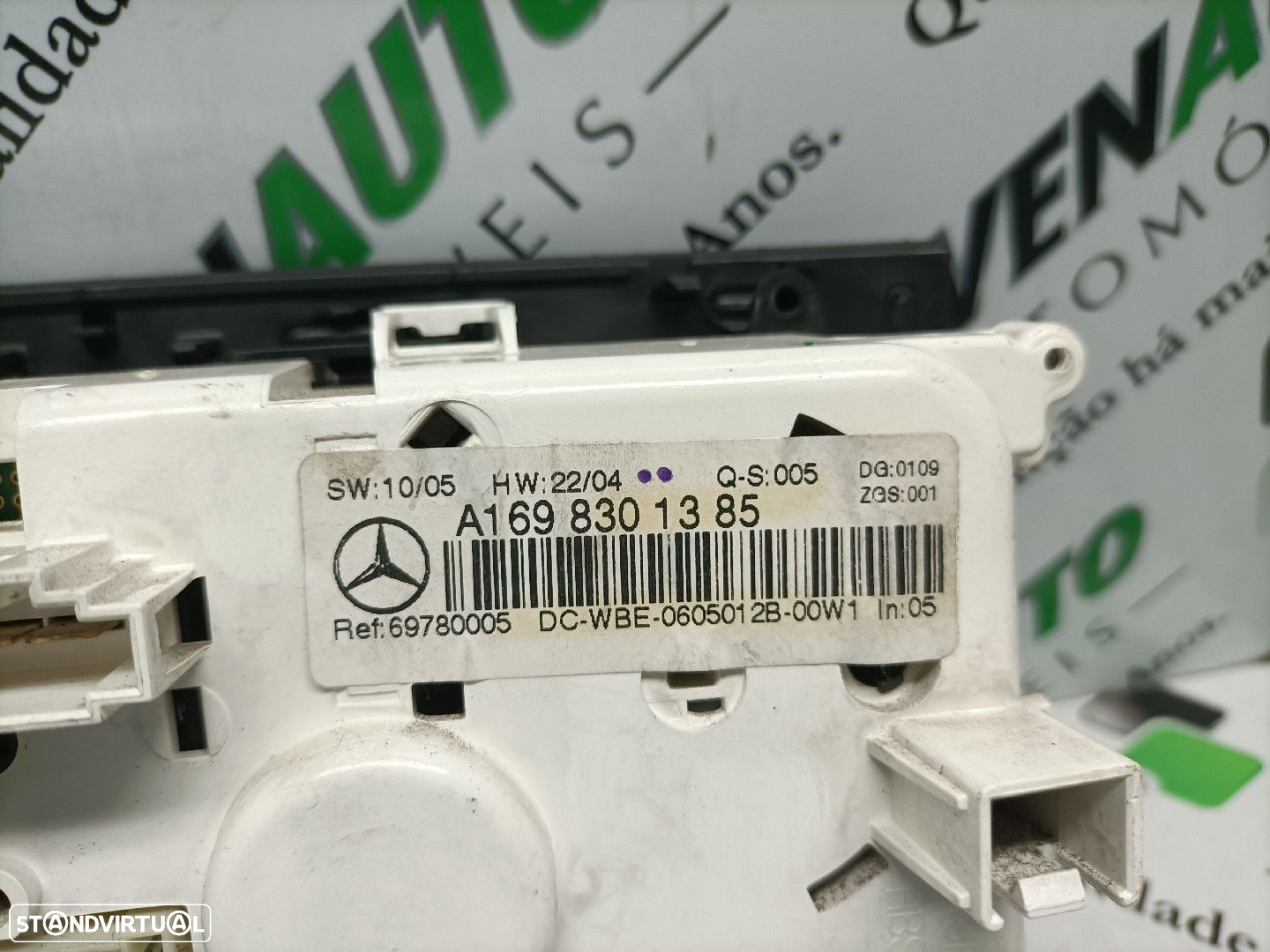 Comando / Botão De Sofagem / Climatronic Mercedes-Benz A-Class (W169) - 4