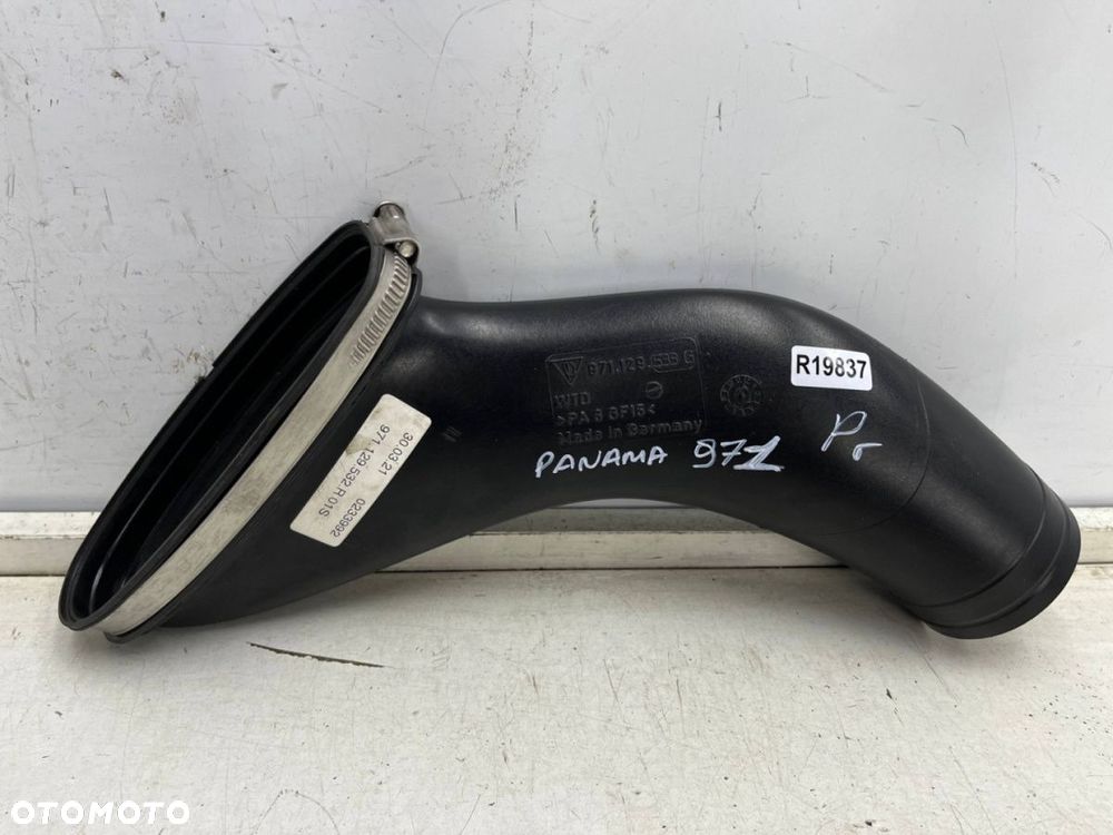 Rura Porsche Panamera II 971 16-23r. prawy dolot przewód powietrza pasa przedniego 971129533g - 1