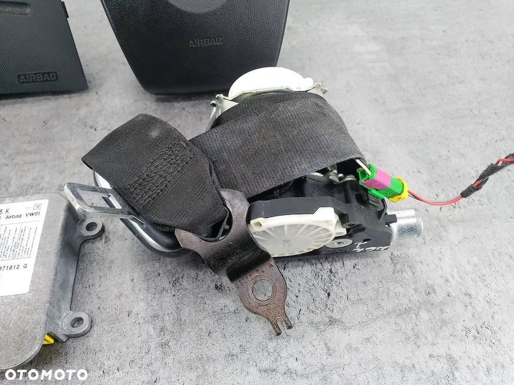 ZESTAW PODUSZEK AIRBAG, PASY PRZÓD, SENSOR SKODA ROOMSTER 30375685D  TRW - 3