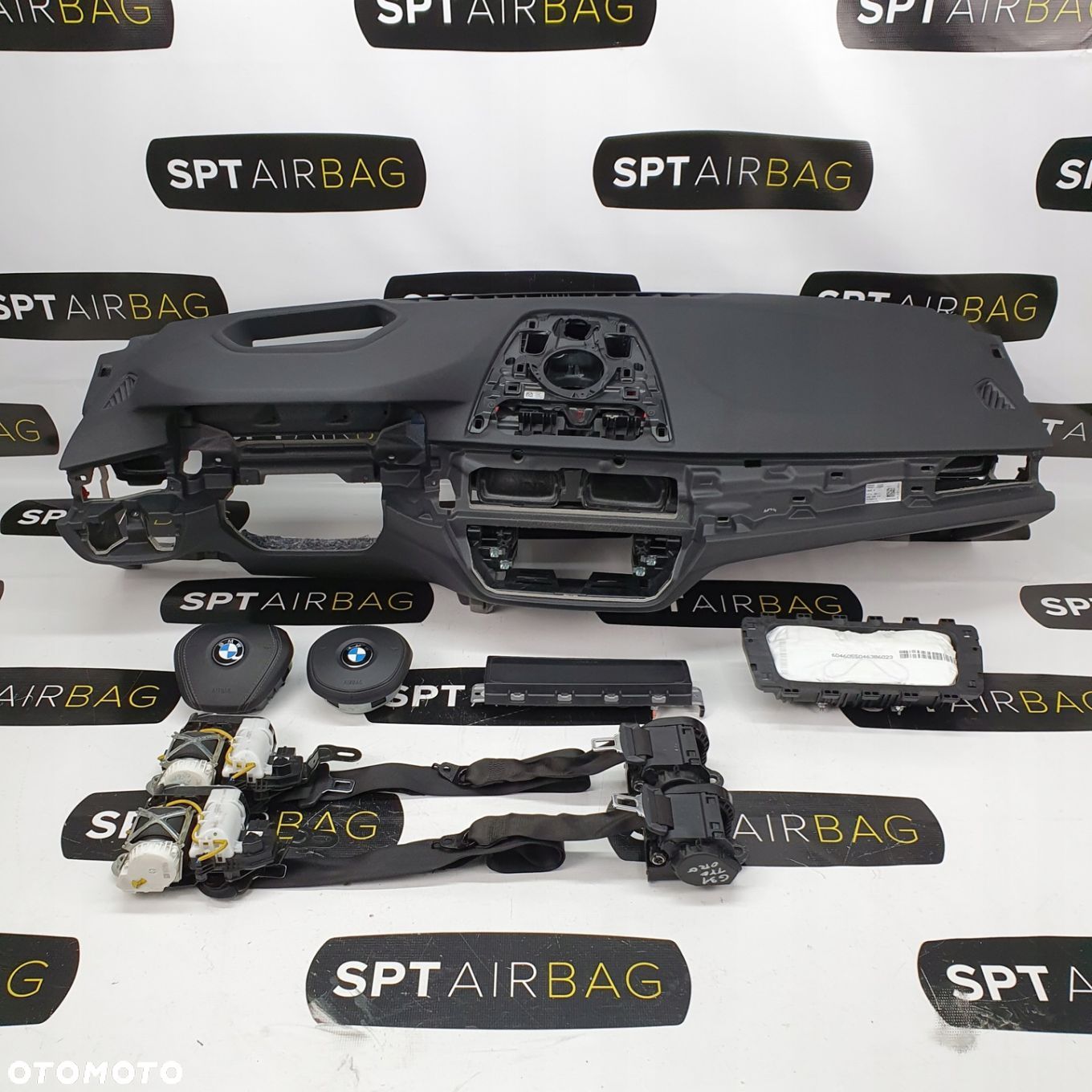 BMW G30 G31 DESKA ROZDZIELCZA KONSOLA KOKPIT PULPIT PODUSZKI AIRBAG AIR BAG PASY KIT SET - 1