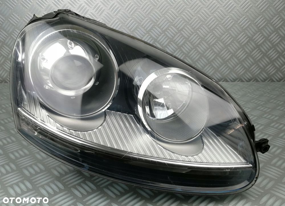 1K6941032 reflektor lampa prawa prawy przód przednia VW GOLF V JETTA XENON - 3