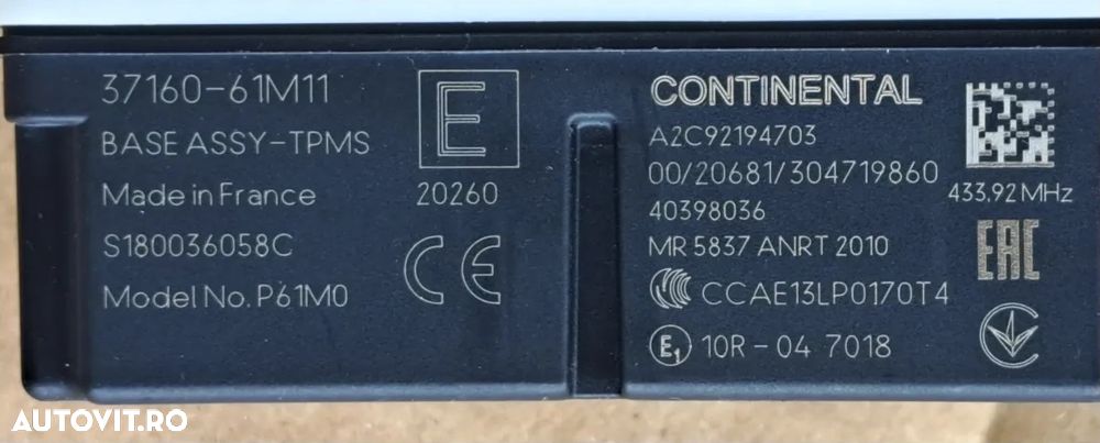 Modul senzor ESP modul aceleratie laterala suzuki vitara ly s-cross sx4 - 4