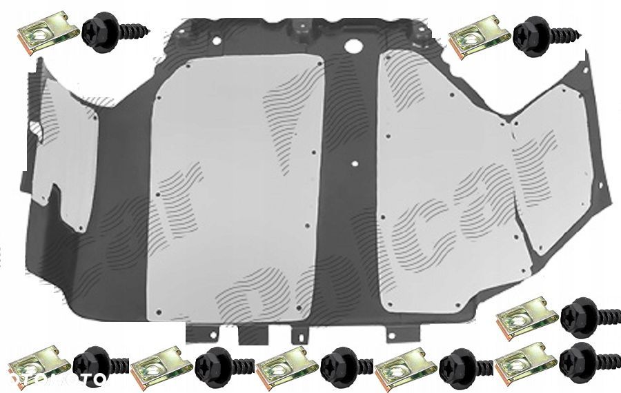 JEEP COMPASS PK 2011-2017 osłona silnika spinki USA - 1