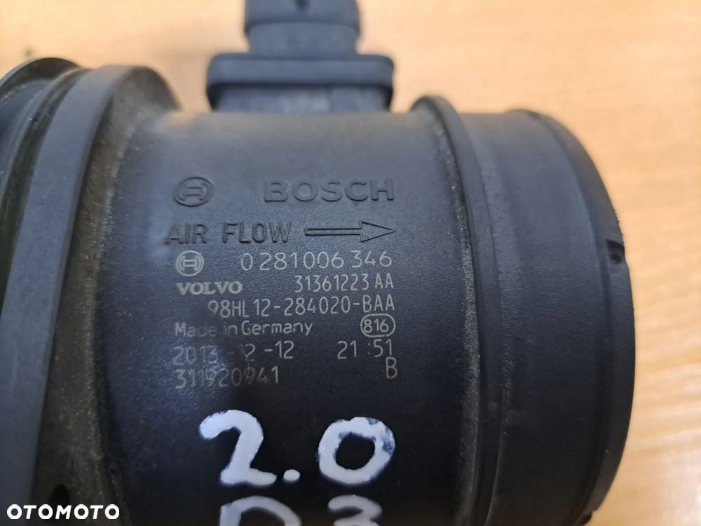 przepływomierz S60 S80 V70 V60 XC60  XC70 31361223 - 4