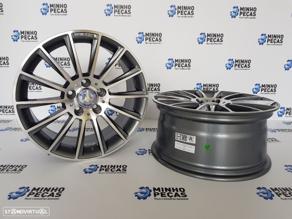 Jantes Mercedes (C63) AMG Turbine em 17 - 4