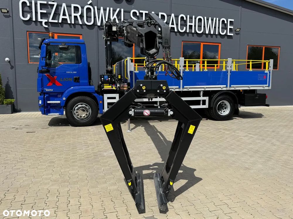 MAN TGM TGL TGS 18.250 E6 //skrzyniowy z HDS // 4x2 // żuraw HMF 1420 K2 HDS dzwig kran crane budowlanka - 15