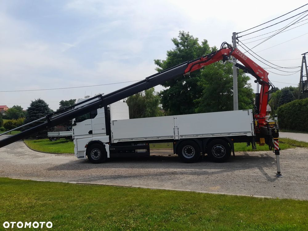MAN TGX 26.470 6x2-4  OŚ PODWIESZANA - SKRĘTNA, HDS Dzwig Żuraw Fassi F235 + 5/6 funkcja chwytak/rotator + RADIO!!! Skrzynia 660x250cm - 6