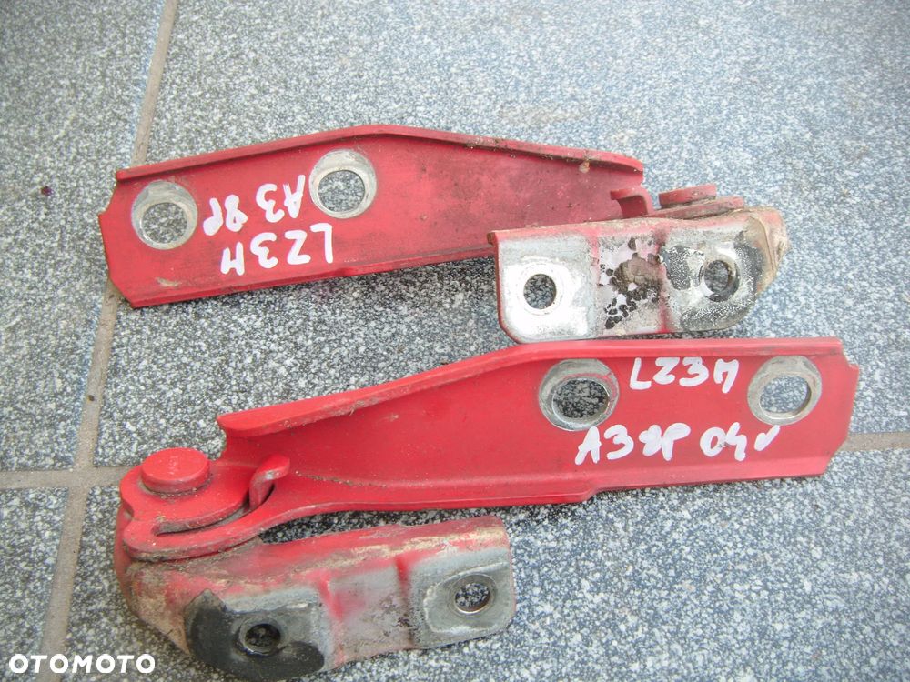 audi a3 8p 04r zawiasy maski komplet LZ3M - 1