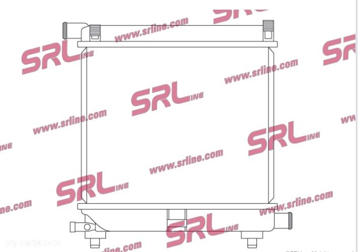 CHŁODNICA WODY MERCEDES W124/190 - 1