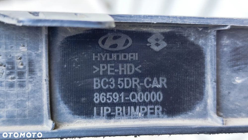 HOKEJ SPOILER LISTWA ZDERZAKA PRZEDNIEGO PRZÓD HYUNDAI I20 III 86591Q0000 - 9