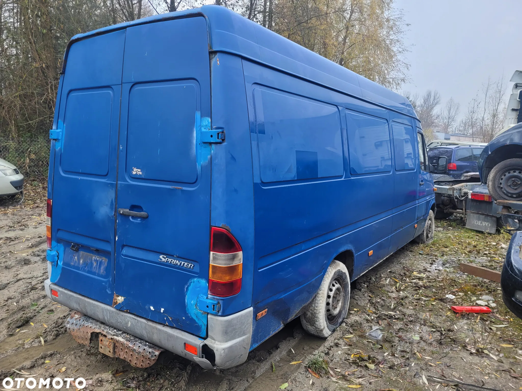 MERCEDES SPRINTER 903 maska pokrywa silnika klapa bagażnika zderzak lampa reflektor pas przedni stop lampy halogeny - 4