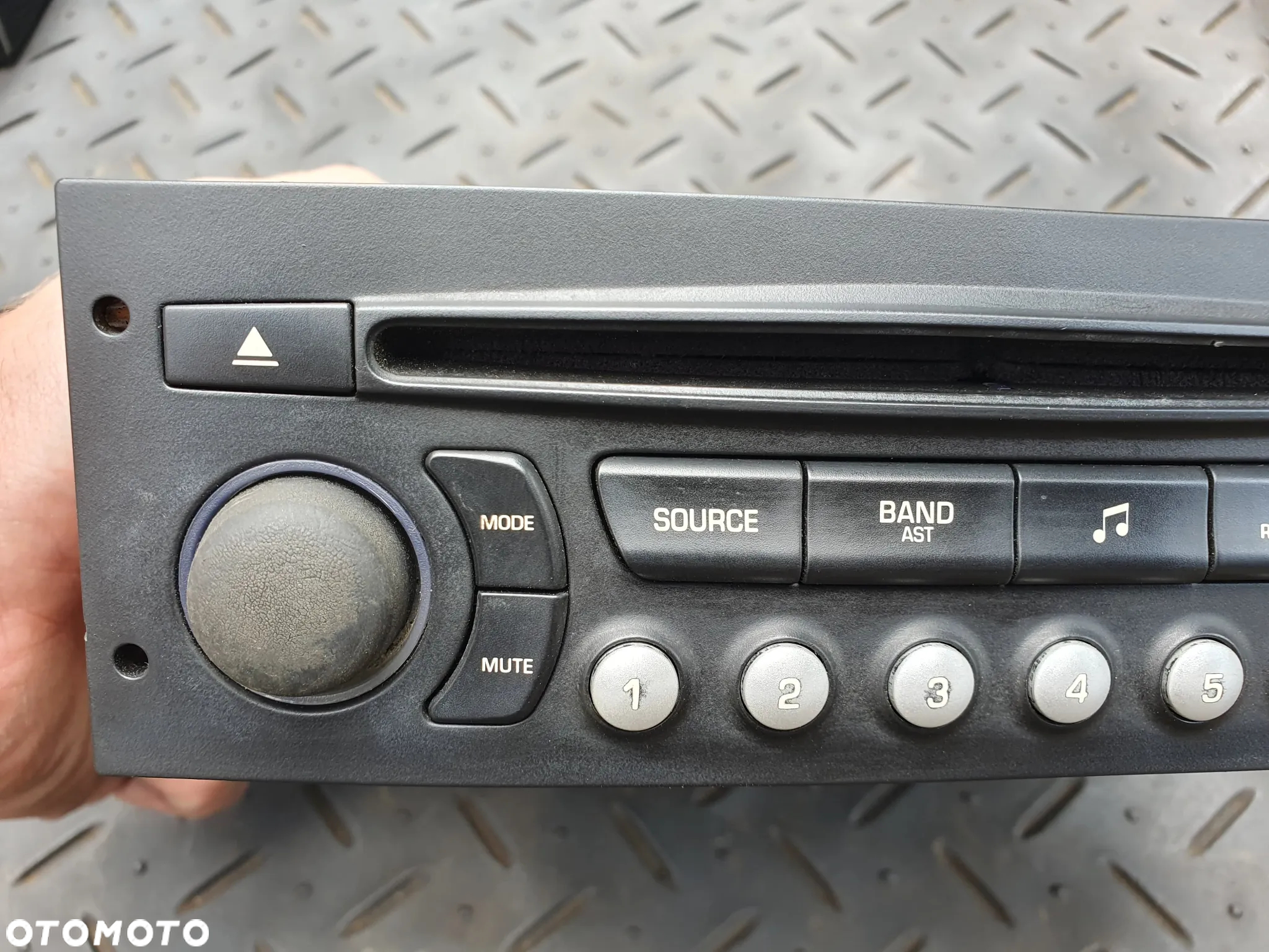 PEUGEOT CITROEN C4 PICASSO RADIOODTWARZACZ RADIO FABRYCZNE RD4N1-00 96639629XT - 4