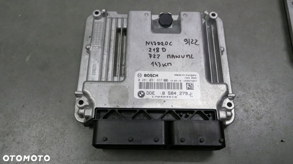 bmw f30 f31 komputer sterownik silnika dde n47 8584279 - 1