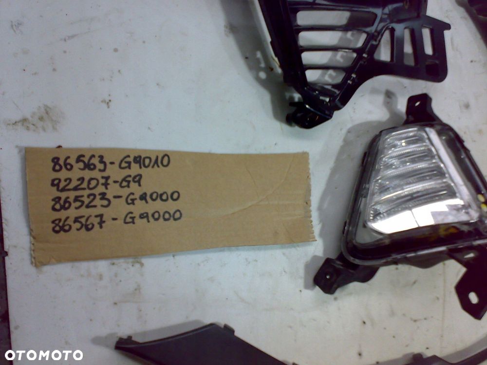 genesis g70 17-21 halogen lewy kierunkowskaz ramka listwa wlot lewa strona - 3