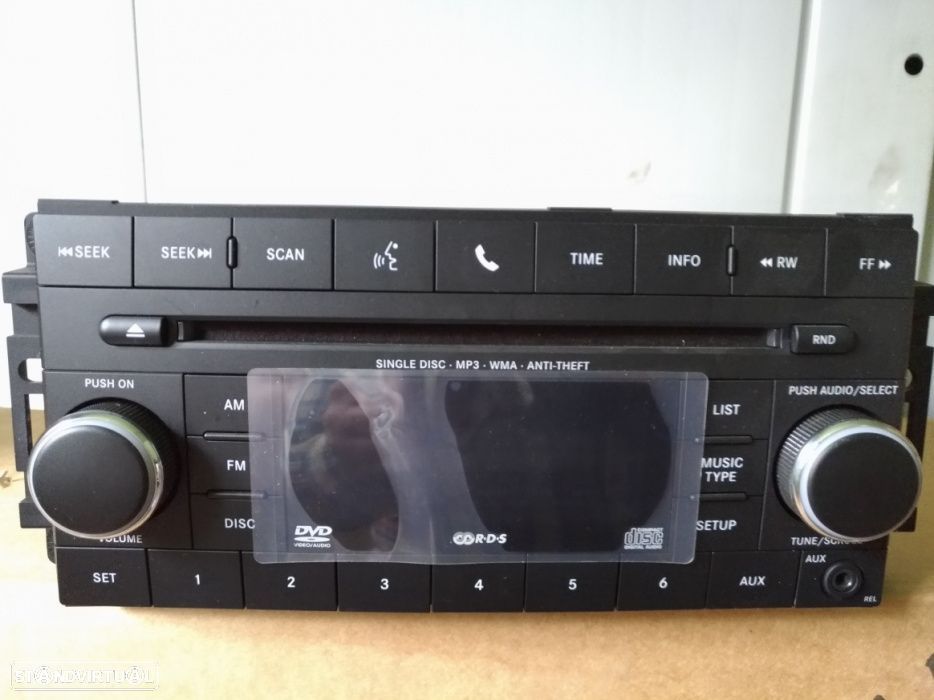Auto Rádio Chrysler Jeep Wrangler 05064.954AF CD/DVD MP3 - 1