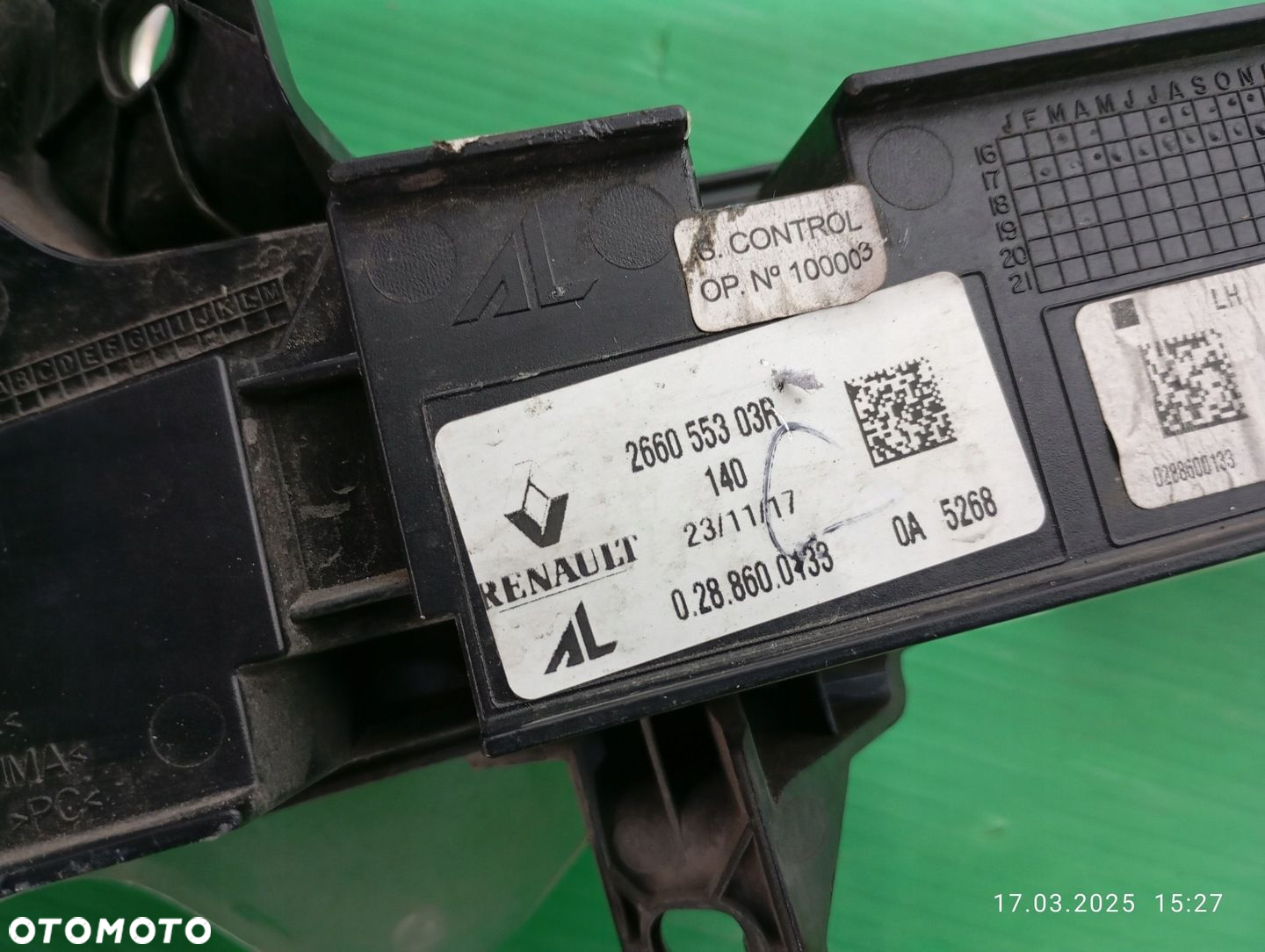 RENAULT CAPTUR LIFT 17- LAMPA LEWA LED DO JAZDY DZIENNEJ DRL 266055303R - 9